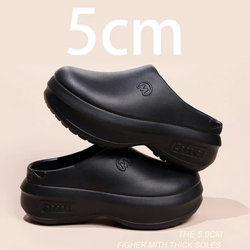 Women Slippers Couples Garden Clog Women Water Proof Chef Shoe Comfortable Sandal Slippers For Pet Workers Outdoor Fishing Shoes 1