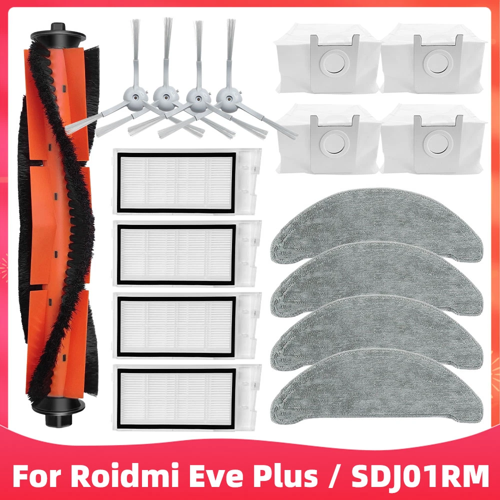 Replacement For Xiaomi Roidmi Eve Plus Sdj01rm Robot Vacuum Spare Parts Accessories Main Side Brush Hepa Filter Mop Dust Bag - Vacuum Cleaners - AliExpress Replacement For Xiaomi Roidmi Eve Plus Sdj01rm Robot Vacuum Spare Parts Accessories Main Side Brush Hepa Filter Mop Dust Bag - Vacuum Cleaners - AliExpress
