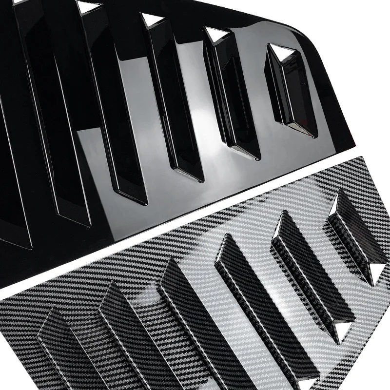 For VW Golf 6 MK6 GTI R GTD 2008-2012 Car Rear Side Window Louver Air Vents Windshield Decoration Cover