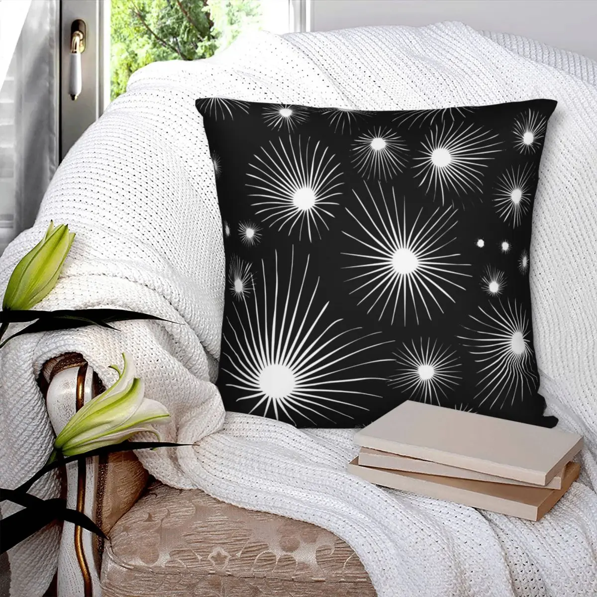 Рисунок 2 - Квадратная наволочка в виде фейерверка