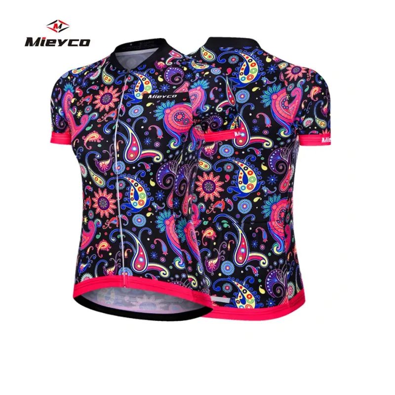 Mieyco Women Cycling Jersey Tops Summer Racing Short Sleeve MTB Bike Jersey Shirt Ropa Ciclismo Maillot cycling shirt