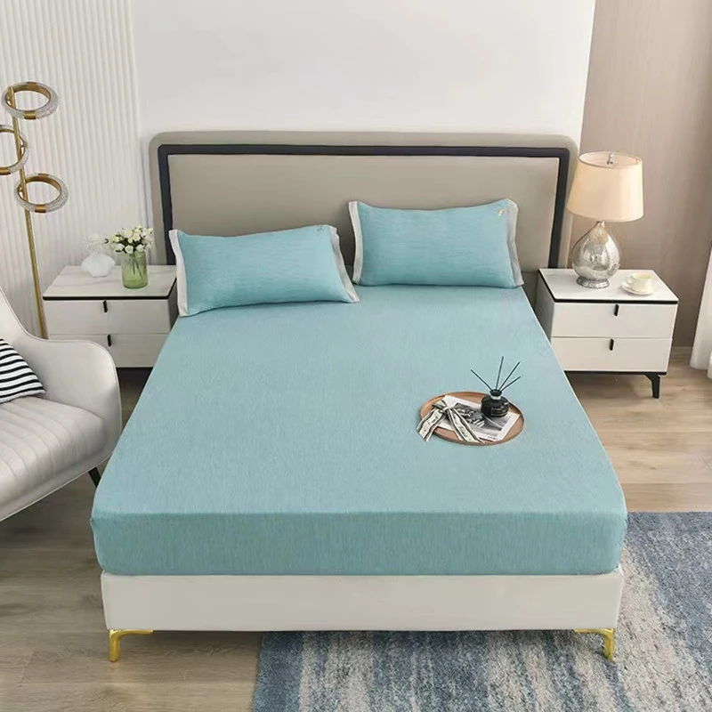 Summer Bedspread Bed Cooling Fitted Sheet Natural Pure Plant Fiber
