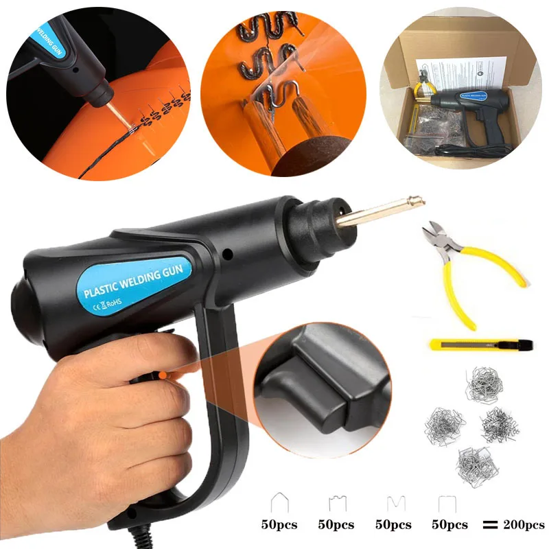 

70W Plastic Welding Machine Hot Stapler Soldering Iron for Plastic PVC Plastic Welding Staple Garage Tool Auto Bumper Repair Kit