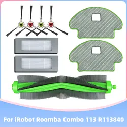 Enhanced Replacement Cleaning Kit for Robot Vacuums - Includes Main Brush, Side Brush, HEPA Filter, and Mop Cloths (Set A)