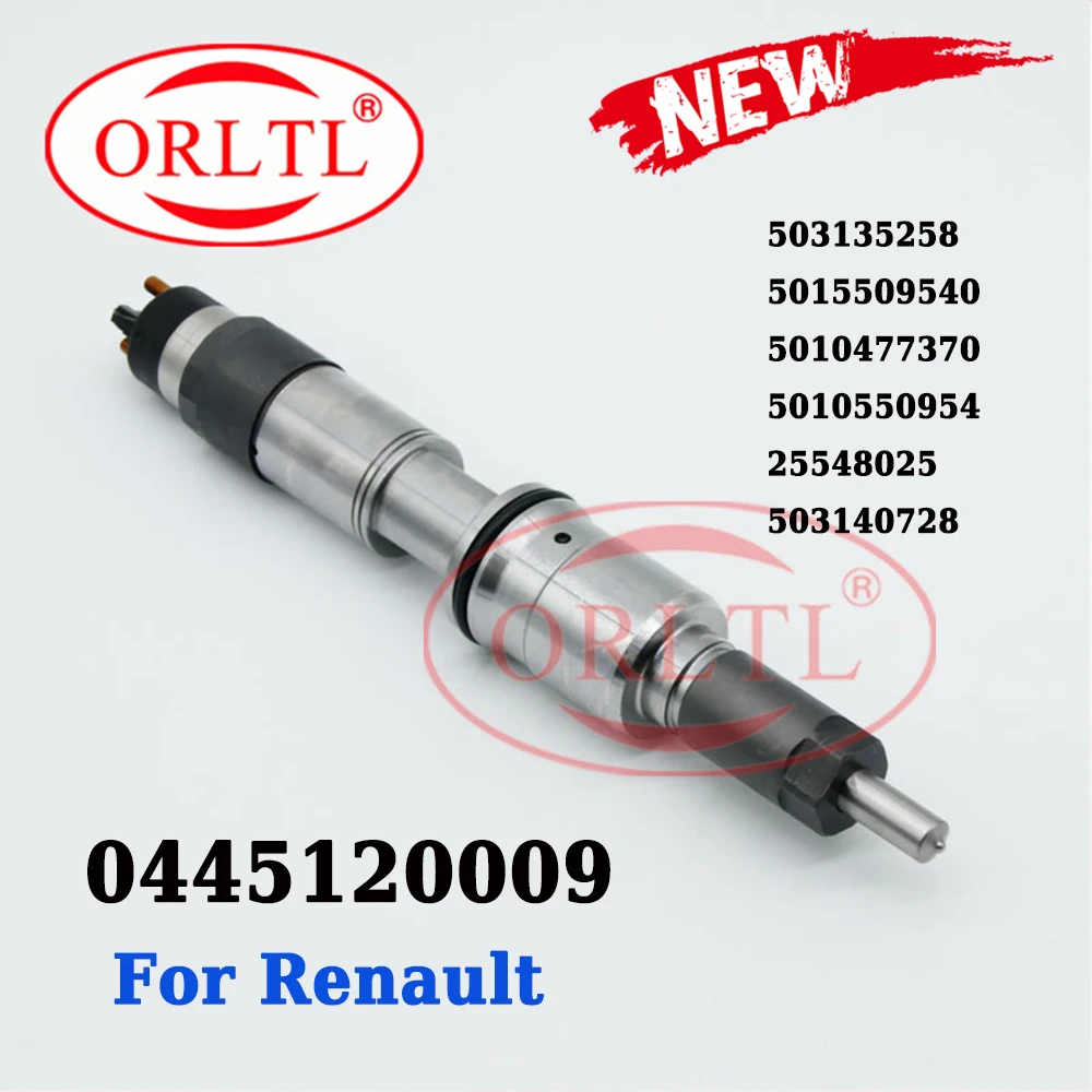 

ORLTL 0 445 120 009 Fuel 0445120009 Diesel Injector Assy 0445 120 009 For 503135258 5015509540 5010477370 5010550954 25548025
