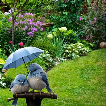 1pcs Bluebird Garden Decoration Logo. Courtyard exterior decoration, animal themed decoration, garden decoration gifts 1