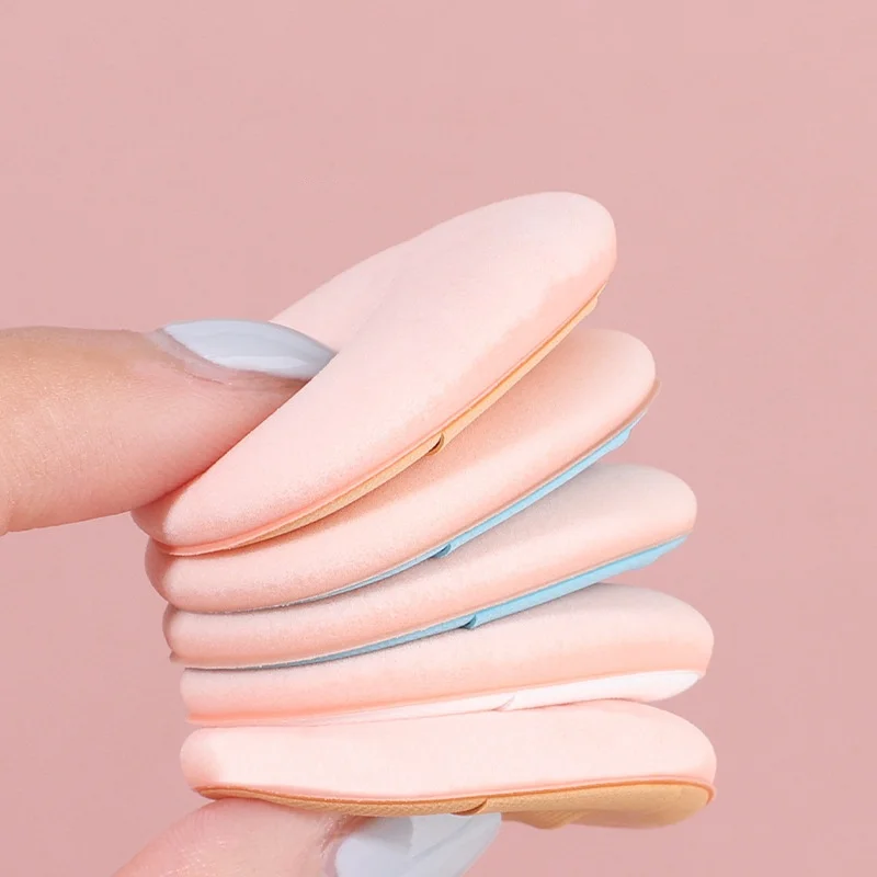 5/10Pcs Finger Air Cushion Sponge Powder Puff Set Makeup Puff For Liquid Foundation  Powder Foundation Concealer 3