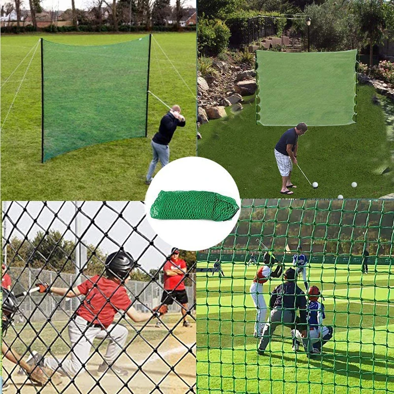 Golf Practice Net Heavy Duty Durable Netting Rope Border Sports Barrier Training Mesh Golf Training Accessories 2x2m