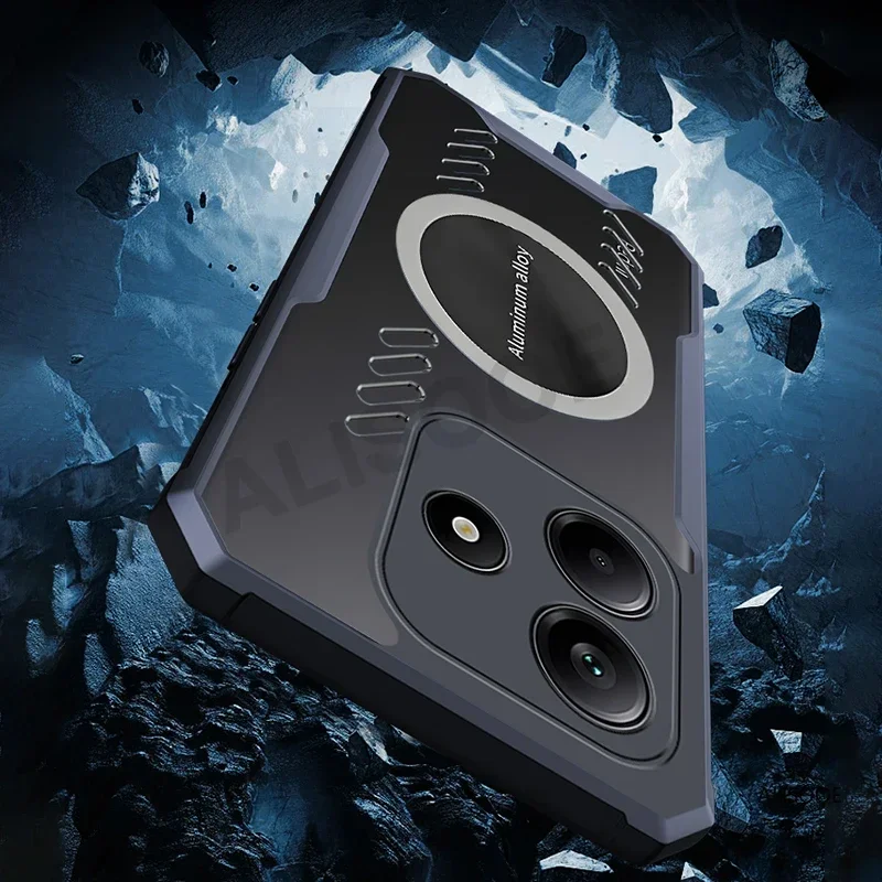 Transparent Heat Dissipation Case with HD Clear Protection