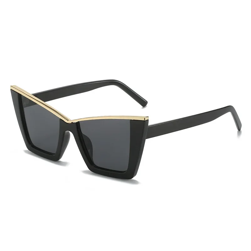 

New Arrival Fancy Cat Eye Sunglasses Women Brand Designer Oversized Gradient Sun Glasses Vintage Eyewear Man UV400 Oculos De Sol