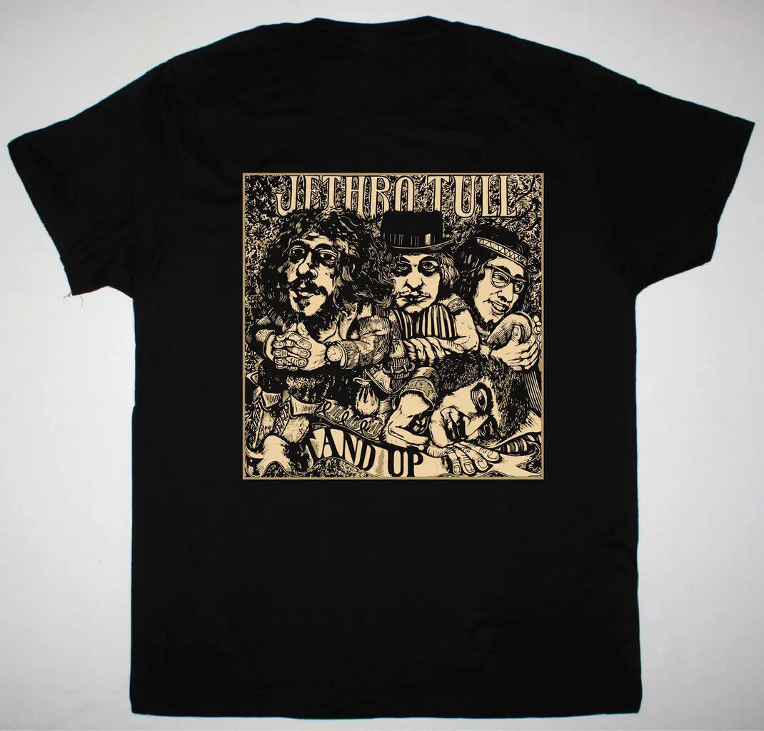 

Jethro Tull Retro Stand Up Shirt Classic Black Unisex Gift Size S-5XL LE323