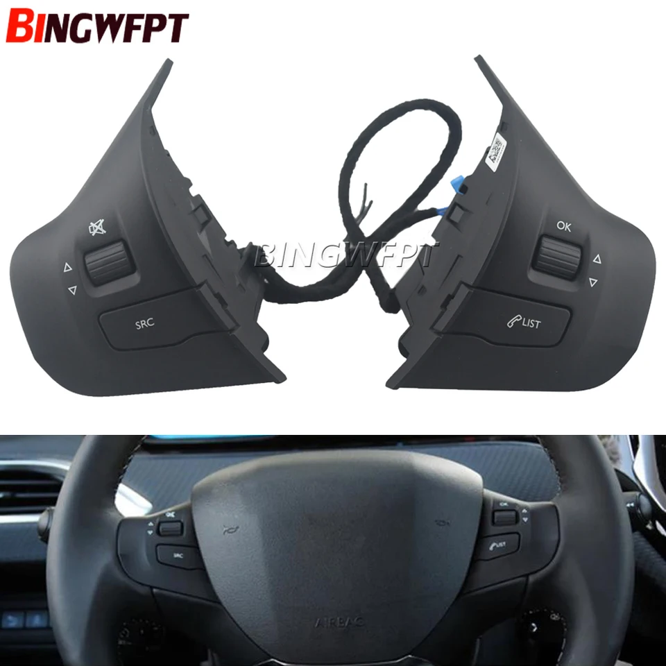 Stuurwiel leer 98084115zd Delphi PEUGEOT 208
