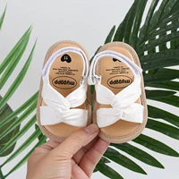 2024 New Product Baby Sandals Infant Girls Shoes Bow-knot Princess Sole Non-slip Toddler First Walkers 5-colors 2