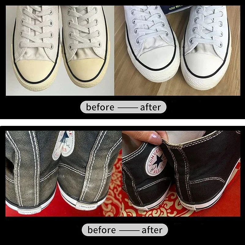 Shoe Whitening Pen Shoes Stains Removal Sneakers Anti-Oxidation Pen Waterproof Repair Complementary Color White Go Yellow Shoe Whitening Cleaning