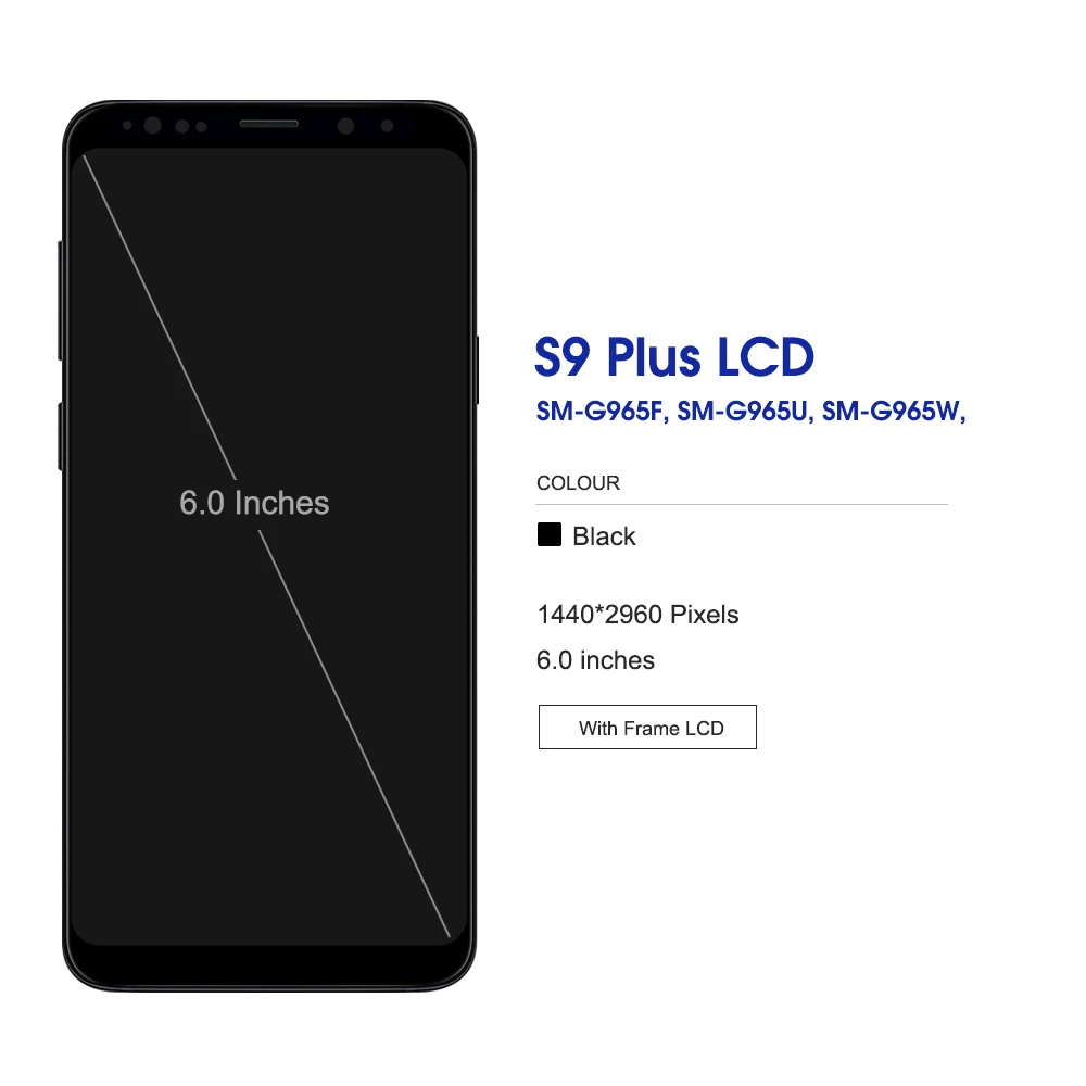 Ｚ S9 ÷ LCD ÷ ġ ũ Ÿ üǰ, Ｚ S9 + LCD G965 G9650   