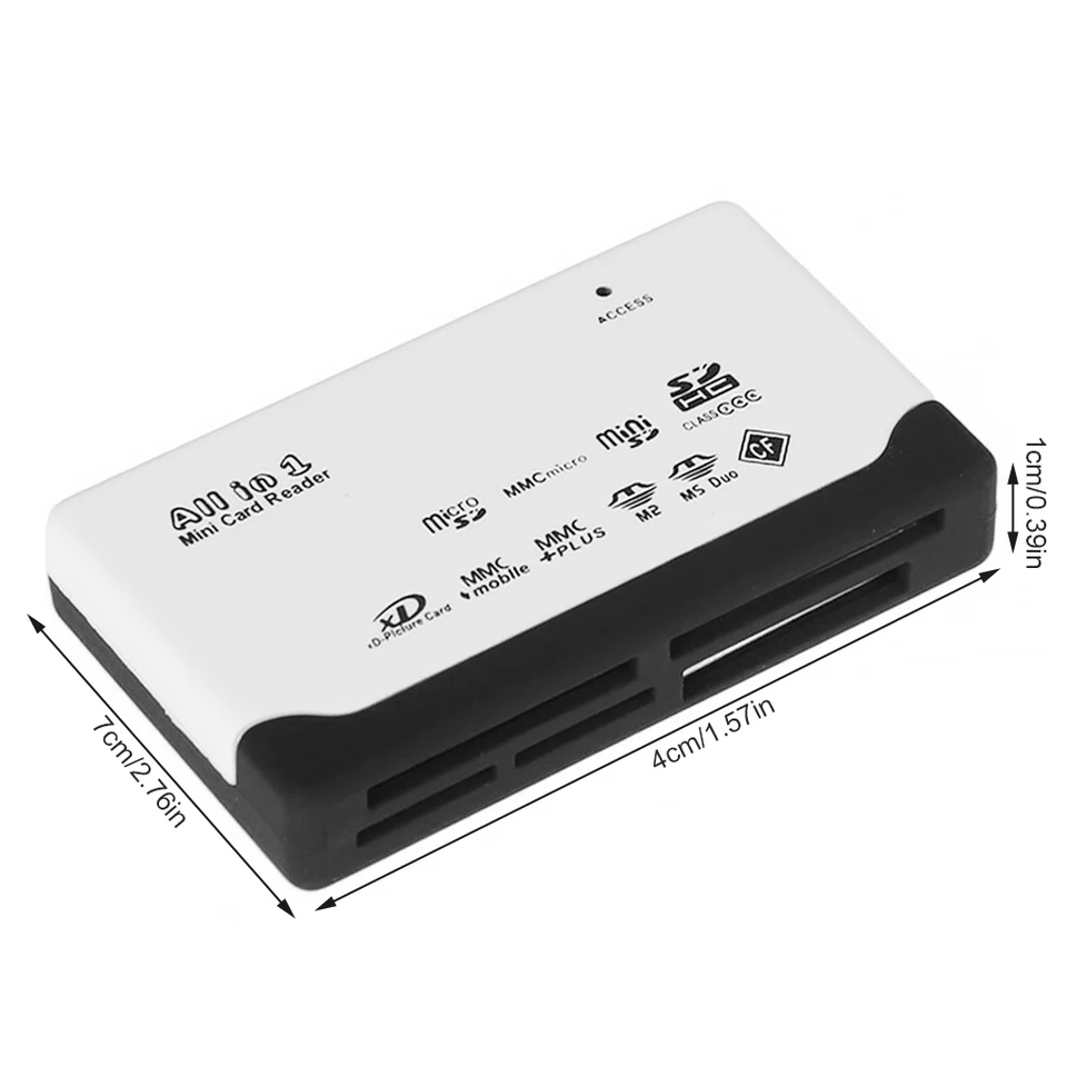 6 in 1 Multi Kartenlesegerät, USB USB-C auf SD/TF/CF/MS SD Kartenleser, SD Kartenleser USB Adapter für iPhone/iPad/MacBook Pro/Air, Unterstützt Micro SD, CF, SDXC, Micro SDXC, MS usw Karten