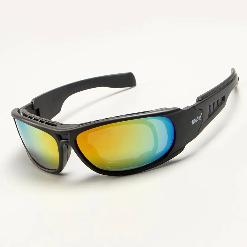 Military C6 Tactical Glasses Air Gun Shooting Protective Glasses Outdoor Cycling Sports Sunglasses Windproof Polarized safety goggles polarized sports glasses polarized glasses tactical goggles uv protection glasses shooting glasses polarized goggles