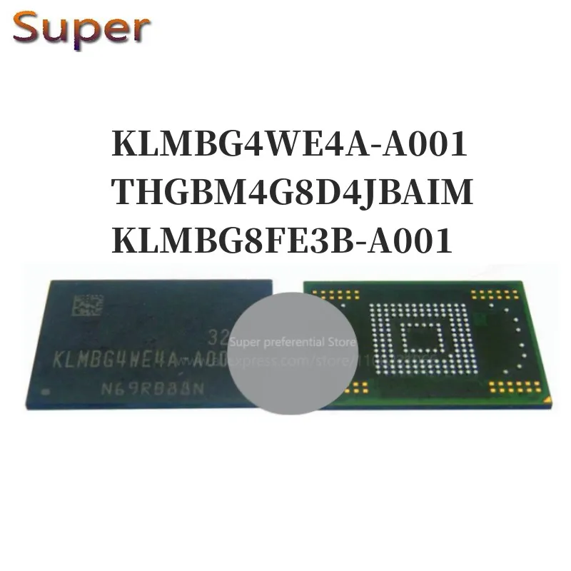 

5 шт. Φ THGBM4G8D4JBAIM KLMBG4WE4A-A001 BGA169 EMMC 4,5 32GB