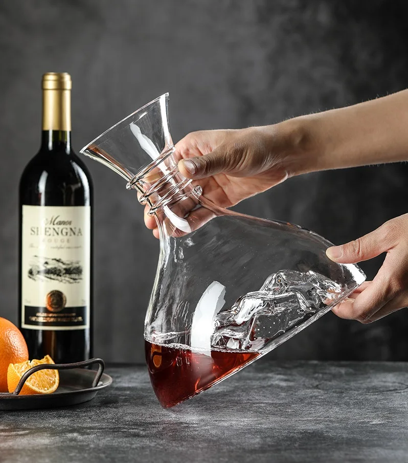 Iceberg Decanter Luxury And High-End Household Fast Decanter Divider Creative Crystal Decanter