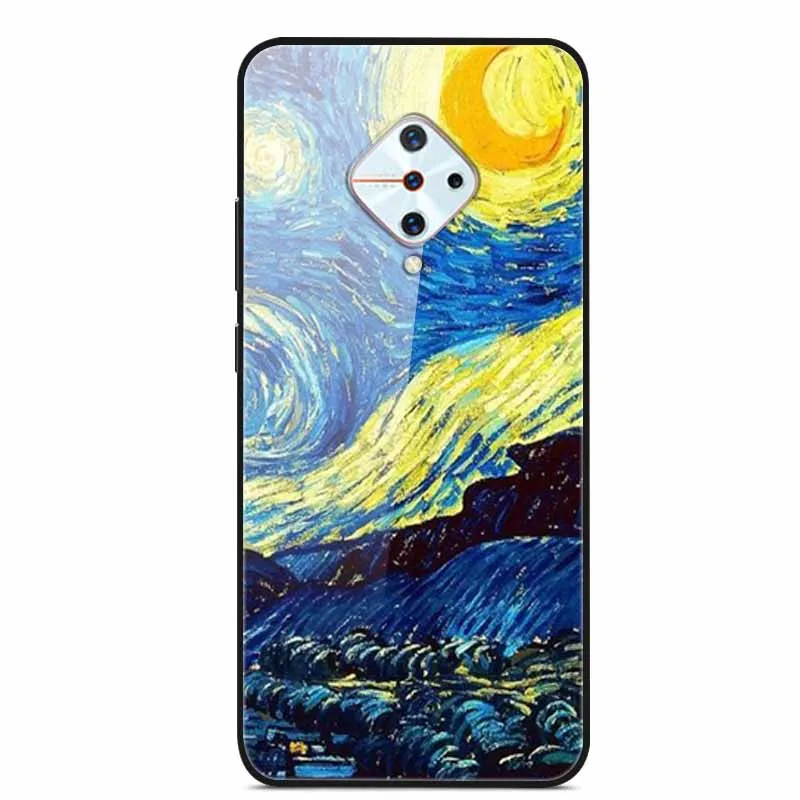 Premium Tempered Glass Back Case with Soft Bumper
