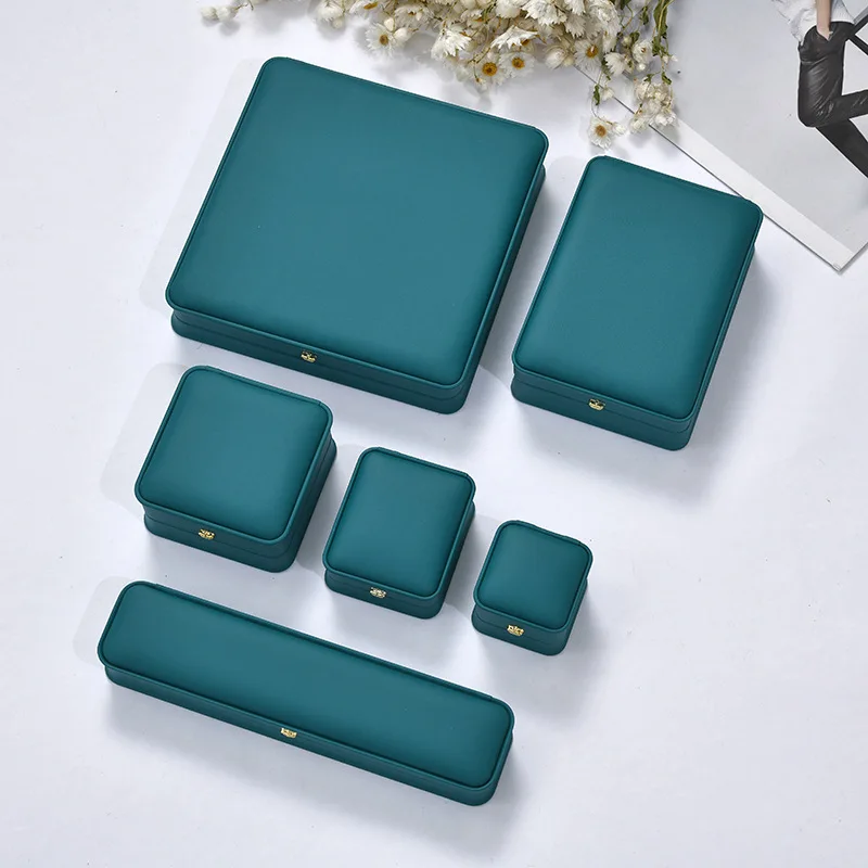10Pcs Krone Form Schnalle Geschenk Organizer Kleine Tragbare Quadratische Lagerung Set Box PU Stoff Schmuck Armband Halskette Großhandel – Detail 11