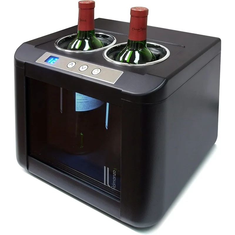 Vinotemp IL-OW002 Chiller Refrigerator Open Countertop Freestanding Design Electric Wine Cooler Adjustable Temperature Control