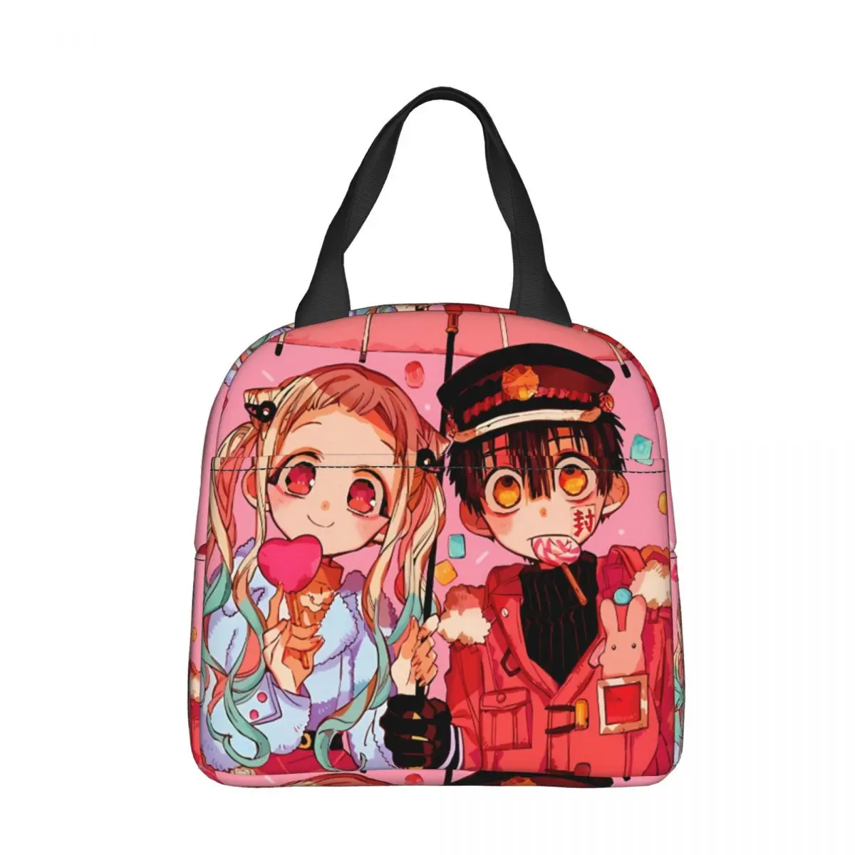 

Hanako Kun Lollipop Lunch Bag box Comic Toilet Bound Children Aluminum Bag Foil Portable Lunchbox