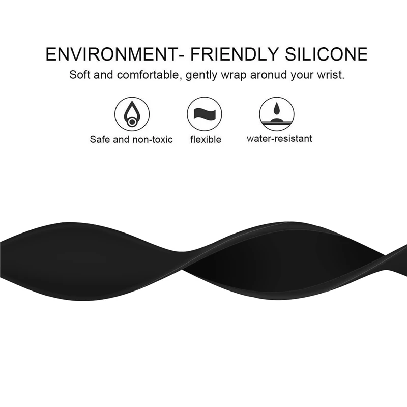 Elastic Silicone Solo Loop Strap