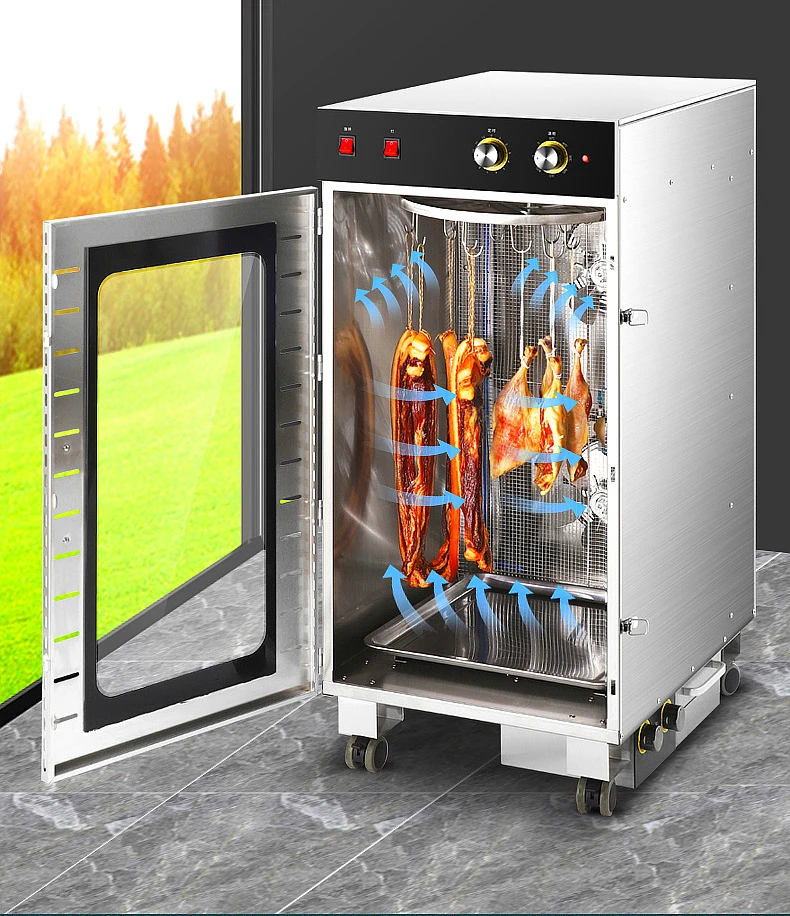 Food Meat Dehydrators for Beef Chicken 40KG Capacity for Meat Processing Factory 6