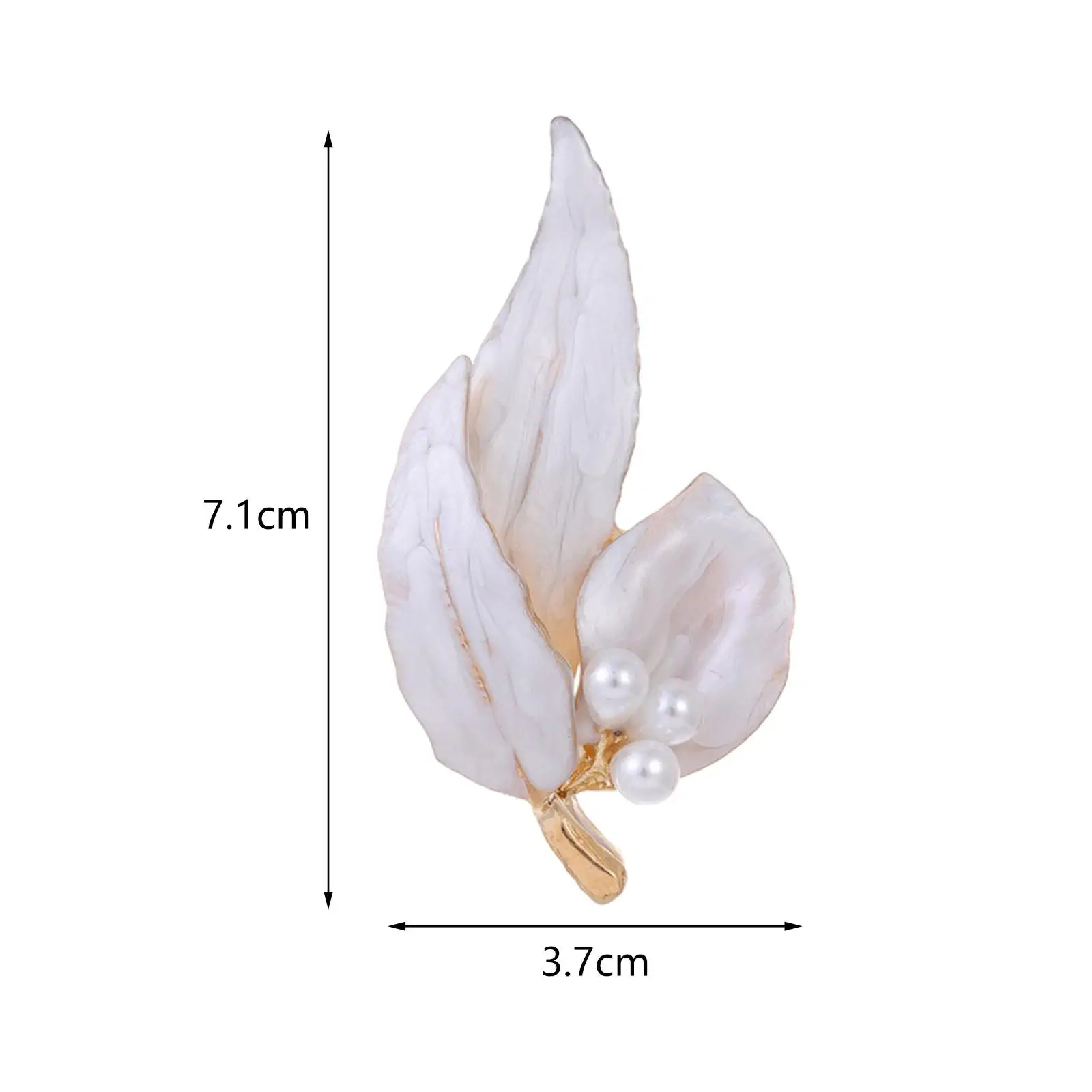 Leaf Brooch Costume Accessories Decoration Jewelry for Shirts Coat Cheongsam