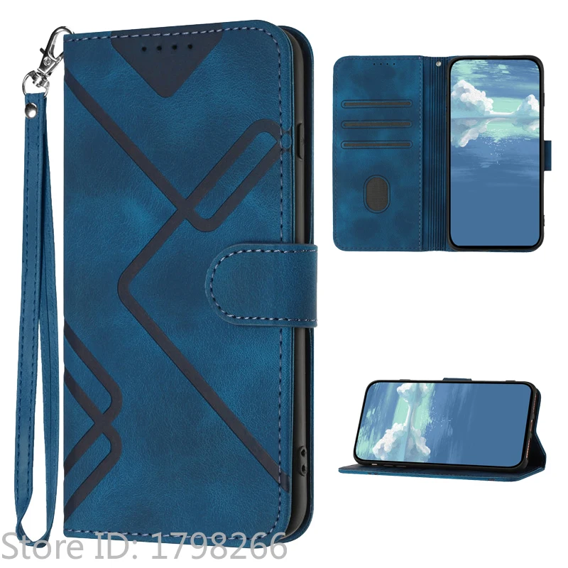Luxury Pattern Flower Leather Phone Case - Flip Cover Wallet with Card Holder