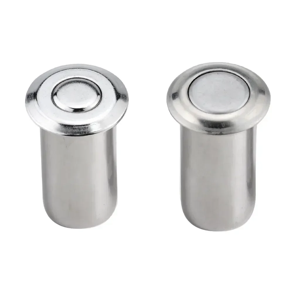 1Pcs Stainless Steel Concealed Door Lock Bolt Dustproof Cover Tube for Door Concealed bolt with Accessories door latch