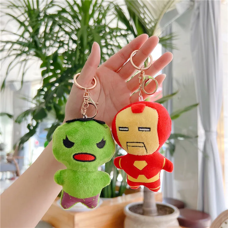 Hulk Iron Man Thor SpiderMan Marvel Cute Cartoon Plush Doll