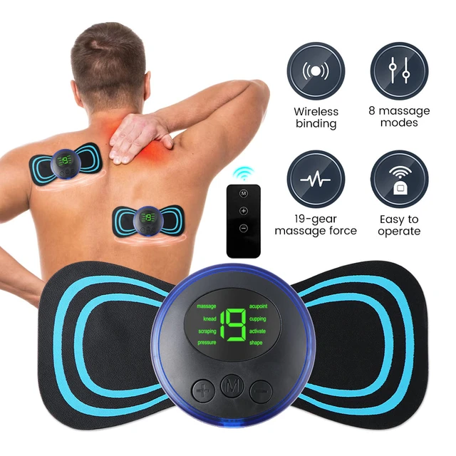 Electric Neck Massager EMS Cervical Vertebra Massage Patch for Pain Relief  Shoulder Leg Body Relaxation Muscle Stimulatior - AliExpress