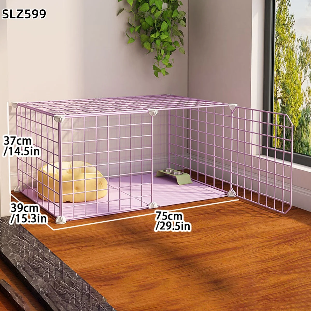 Cat Cage Household Kitten Villa Extra Large Free Space Encrypted Cattery Two or Three Layers Small Cat House Indoor Nest