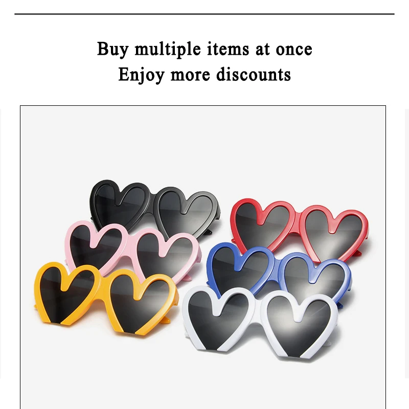 XJiea Heart Sunglasses For Women Fashion 2024 Designer Steampunk Trend Female Sun Glasses Part Lovel Eewear_voghion.com