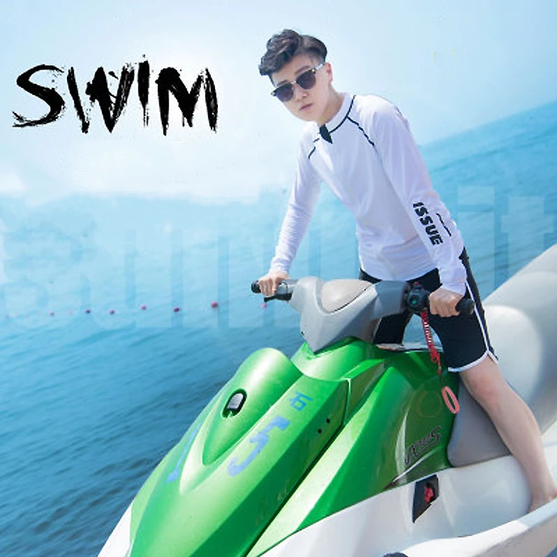 Haleychan Women's Chest Binder Quickdrying Surfing Suit Swimwear Set