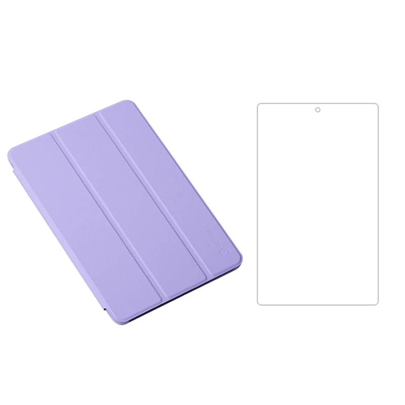 

ALLDOCUBE IPlay 40 чехол + Защитная пленка для экрана, ультратонкий планшетный компьютер для ALLDOCUBE IPlay40, 10,1-дюймовый планшет, флип-чехол (фиолетовый)