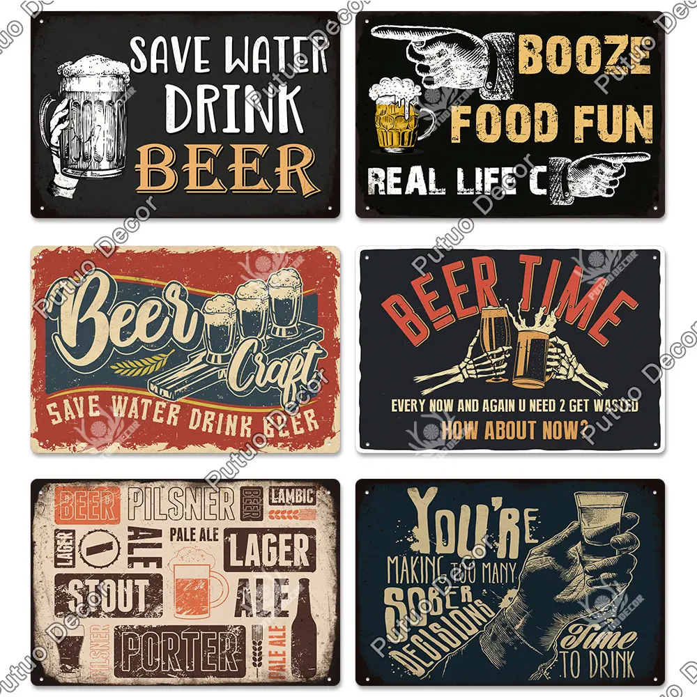 LIOOBO Targa In Metallo Vintage One Way - 45x16 Cm Per Bar Pub