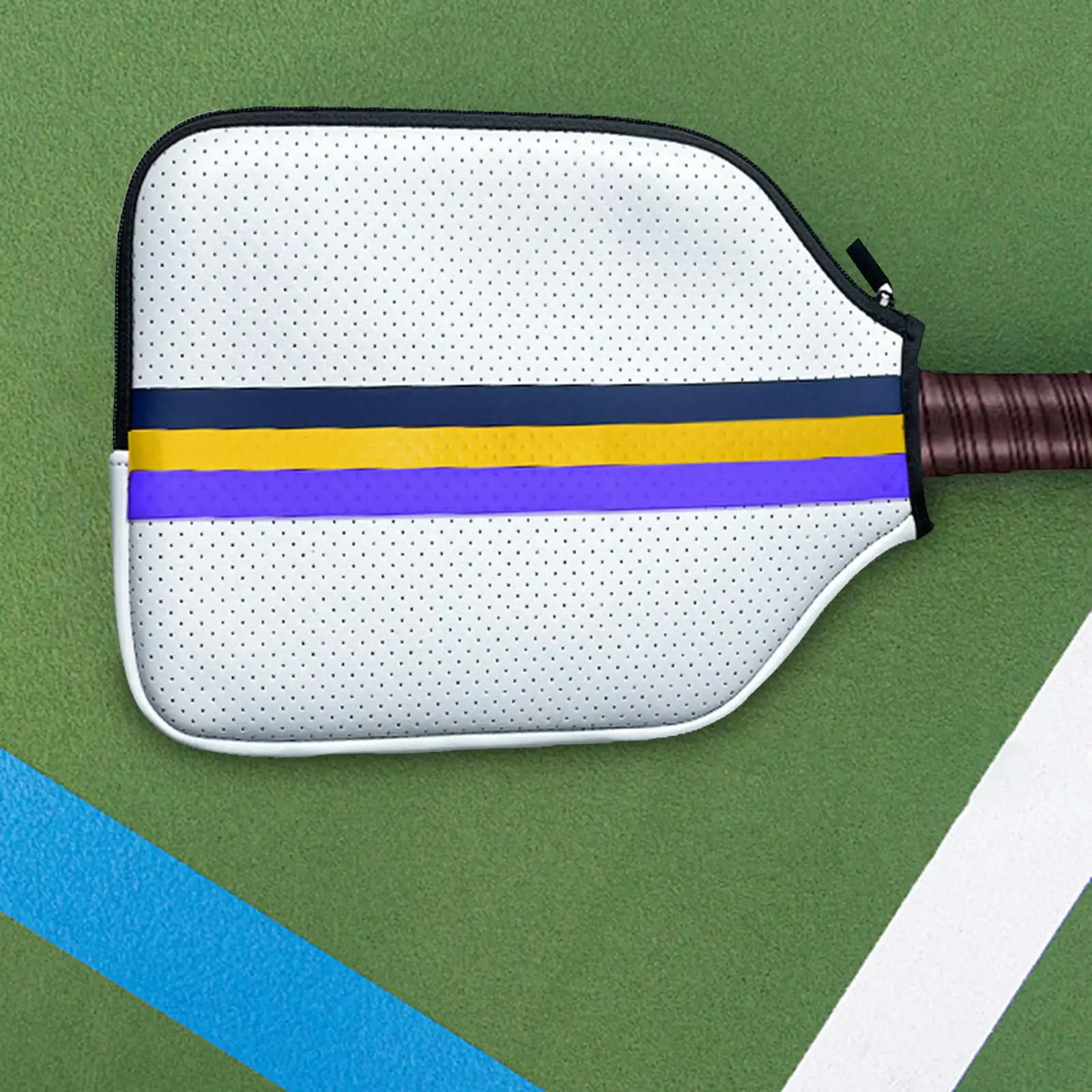 Neoprene Pickleball Paddle Cover Racket Sleeve Pouch Gift Racket Case Holder Pickleball Head Cover for Outdoor Sports Practice