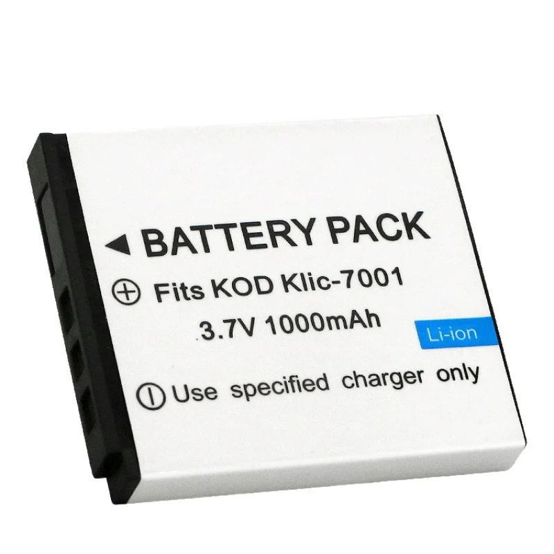 KLIC-7001 for Kodak V570 V705 M753 M763 M853 M863 M893 KLIC-7001 3.7V 1000mAh Ca