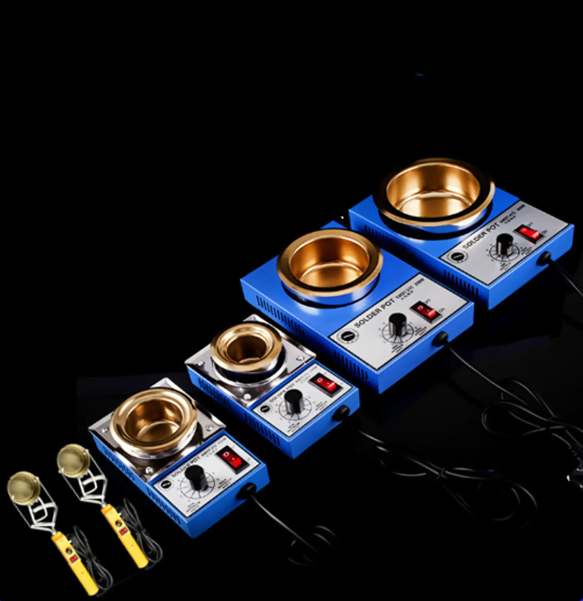 

Portable Stainless Steel Solder Pot, Electric Solder Furnace for Casting Heads, Lead Tin Indium Soldering Tools