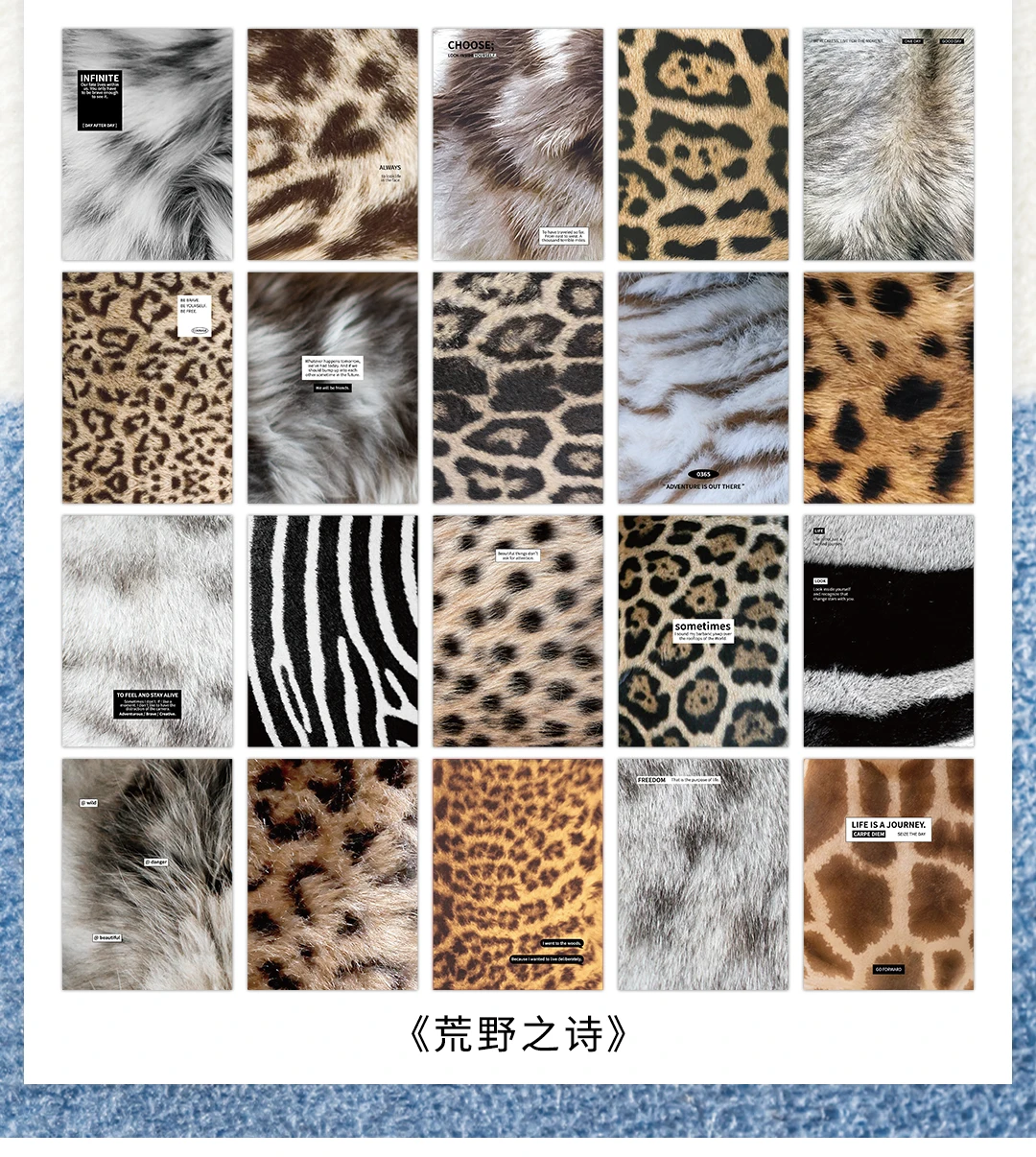 JIANQI 40 Stück Vintage Wollstoff Blumenpapier DIY Scrapbooking Collage Schreibwaren Dekor Tagebuch Bastelmaterial Set – Detail 20