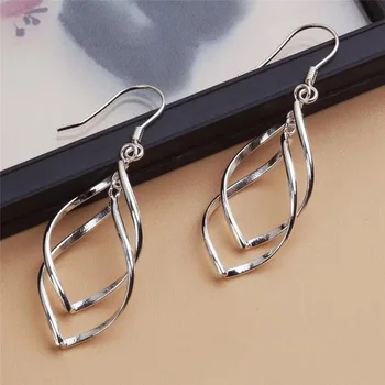 Korean Long Statement Earrings Geometric Hollow Leaf Tassel Dangle Drop Earring For Women Fashion Jewelry Oorbellen Brincos