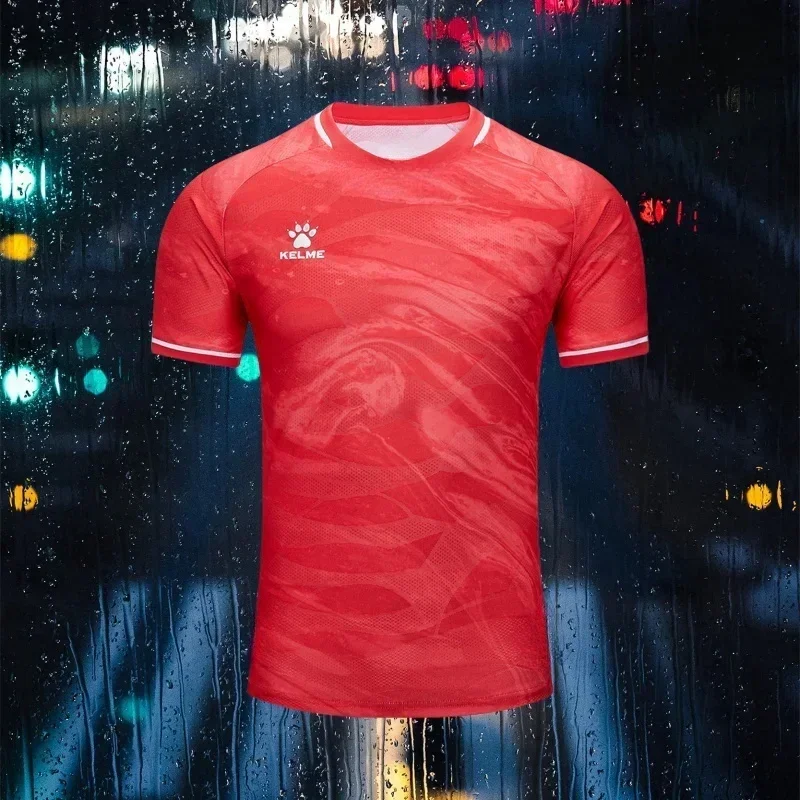 ثلاثية الأبعاد مطبوعة جديدة KELME تي شيرت رياضي لك...