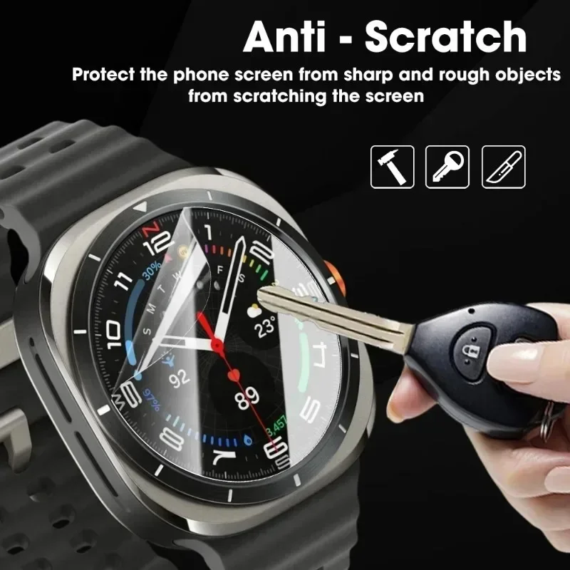 Premium Hydrogel Screen Protector for Smartwatch - Ultra-Clear Protective Film