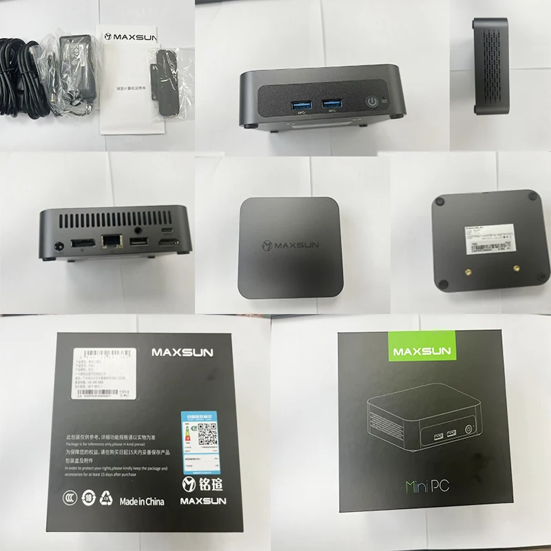 MAXSUN Mingxuan TLM11 N100 Desktop Micro Soft Router 4K Office Mini Host Desktop 5