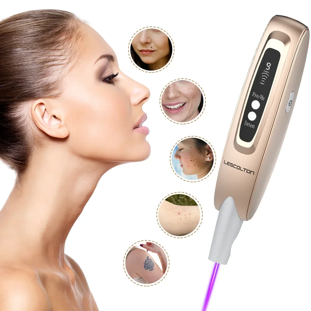 

Lescolton Picosecond Laser Pen Upgrade Blue Light Therapy Mole Wart Freckle Black Tattoo Removal Laser Beauty Skin Instrument