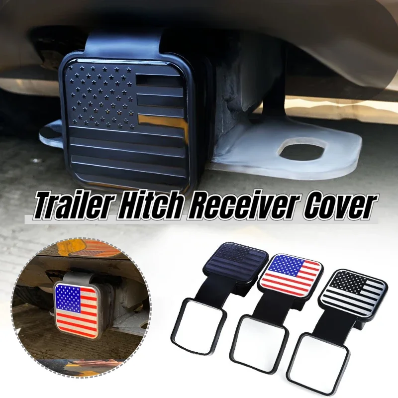 Rubber Trailer Hitch Receiver Cover Universal 51MM Tow Plug Tube Cap Protector for Mercedes RAM trailer hitch cover trailer ball cover tow bar ball cover car plug cover