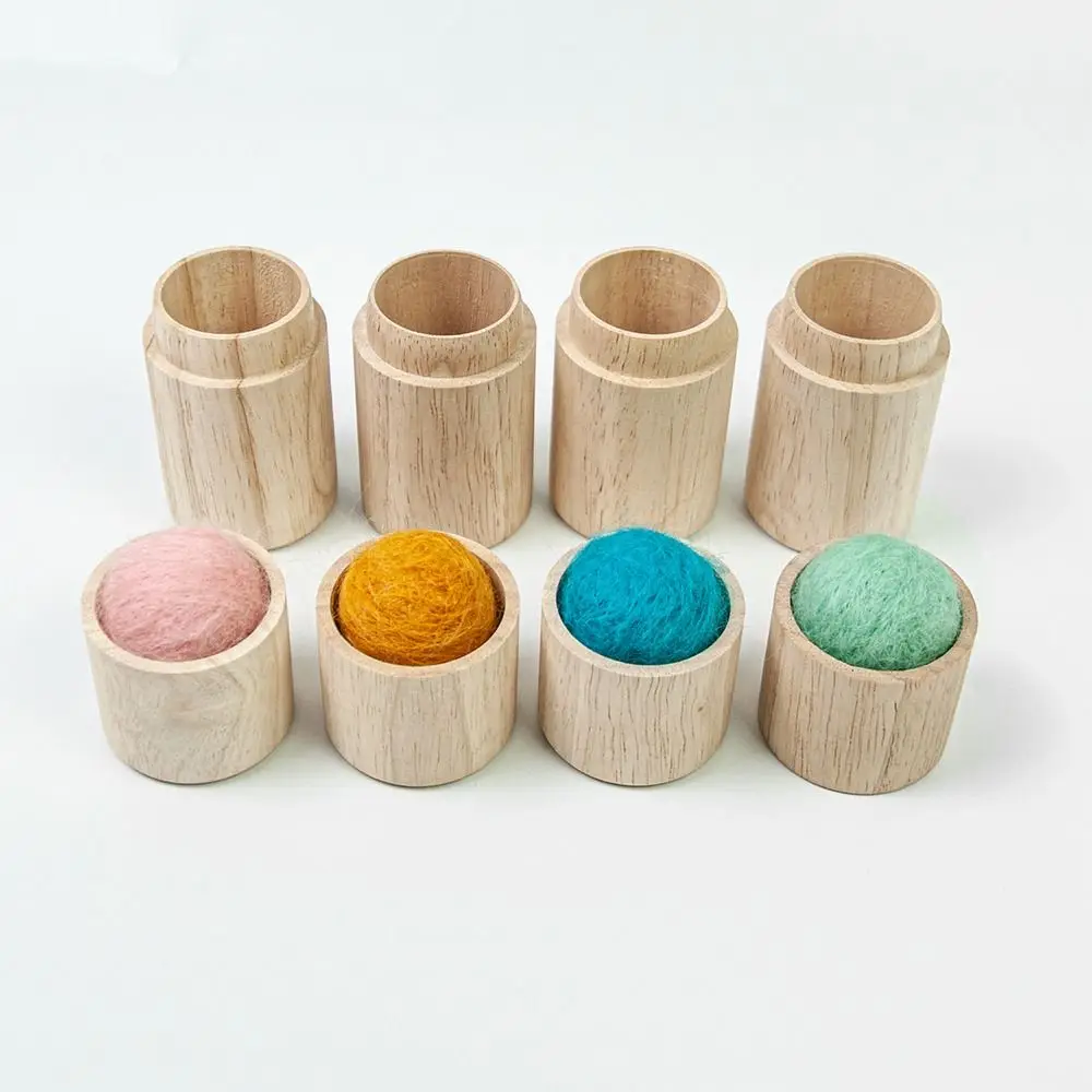 Stitching Pins Sewing Needle Cylinder Box Woode Pin Cushion Needles Storage Holder Embroidery Craft Sewing Needle Case